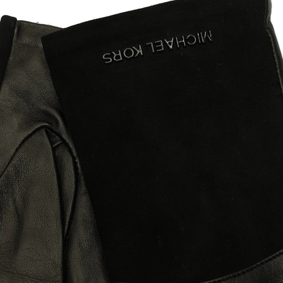 Michael Kors Suede & Leather Tech Gloves - Picture 3 of 7